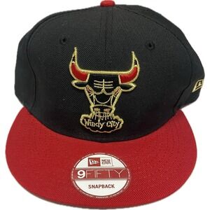 Chicago Bulls NBA Windy City Snapback 9Fifty Hardwood Classics Hat.